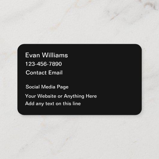 Podcasting Professional Medial Mogul Visitekaartje (Achterkant)