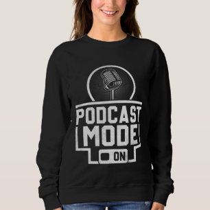Podcastmodus aan Podcastmaker Podcasten Interview Trui