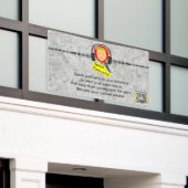 Podcasts-banner spreken spandoek (Buitenkant Gebouw)