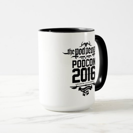 PODCON 2016 logo zwarte verticale mokken en dergel (Voorkant rechts)