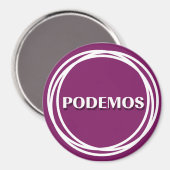 PODEMOS MAGNEET (Voorkant / Achterkant)