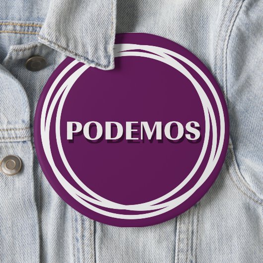 PODEMOS RONDE BUTTON 6,0 CM (In situ)