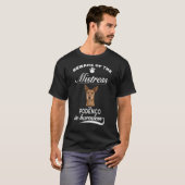 Podenco Beware van de Mistress Podenco 1 T-shirt (Voorkant volledig)