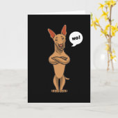 Podenco-cadeau Kaart (Gele Bloem)