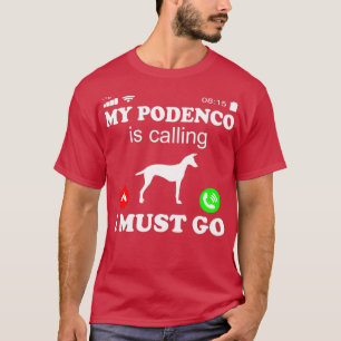 Podenco Canario roept T-shirt