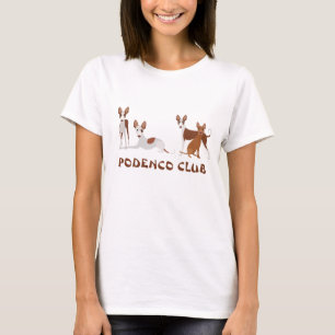 Podenco Club Ibizar Hound Ibicenco T-shirt
