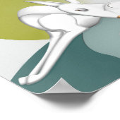  Podenco Dog Art Deco Design Poster (Hoek)