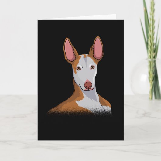 Podenco Dog Gift Idea Kaart (Voorkant)