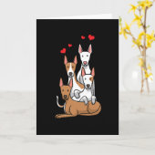 Podenco Honden Kaart (Gele Bloem)