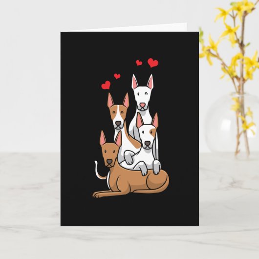 Podenco Honden Kaart (Gele Bloem)