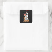 Podenco Honden Vierkante Sticker (Tas)