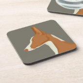 Podenco Ibicenco Bier Onderzetter (Linkerzijde)