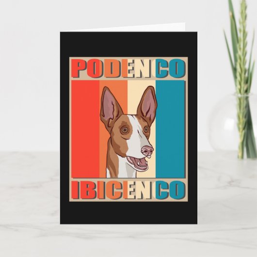 Podenco Ibicenco | Dog Owner Ibizan Hound Kaart (Voorkant)