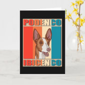 Podenco Ibicenco | Dog Owner Ibizan Hound Kaart (Gele Bloem)