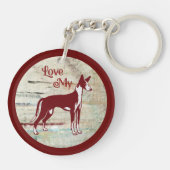 Podenco Ibicenco Sleutelhanger (Achterkant)