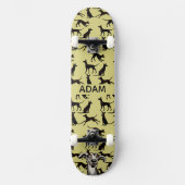 Podenco Pattern Skate Deck (Voorkant)