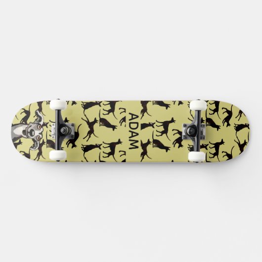 Podenco Pattern Skate Deck (Horizontaal)
