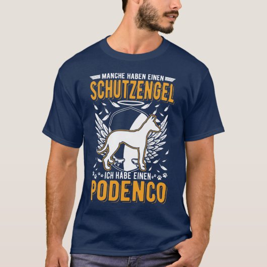 Podenco Schutzengel Windhund Ibizan Hound T-shirt (Voorkant)
