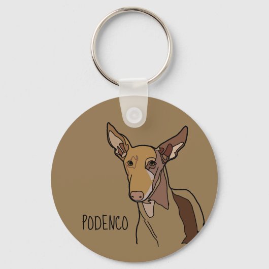 podenco sleutelhanger (Voorkant)