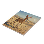 Podenco van de Pharao Tegeltje (Zijkant)