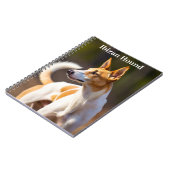 Podenco van Ibiza Notitieboek (Linkerzijde)