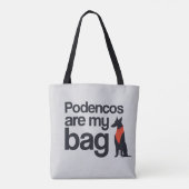 Podencos is mijn tas Ibizan Hound-ontwerp (Achterkant)