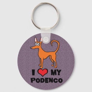 Podendo cartoon sleutelhanger