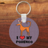 Podendo cartoon sleutelhanger (Voorkant)