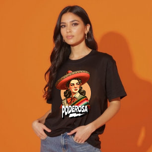 Poderosa Latina macht Spaans erfgoed T-shirt