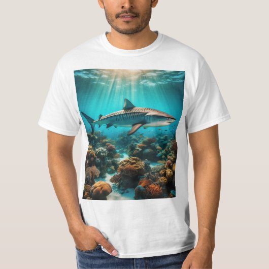 Poderoso y Majestuoso: El Tigre de los Mares T-shirt (Voorkant)