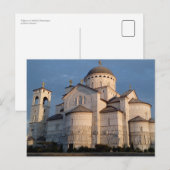 Podgorica Cathedraal, Montenegro Briefkaart (Voorkant / Achterkant)