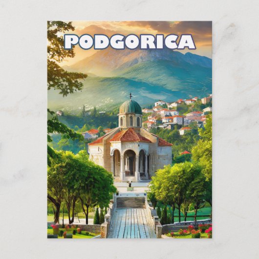 Podgorica in het hart van de Balkan Briefkaart (Voorkant)