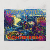 Podgorica, Montenegro Briefkaart (Voorkant)