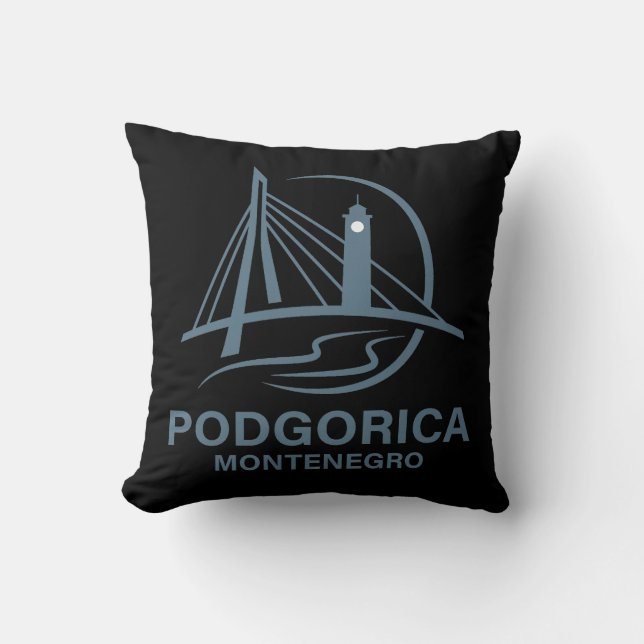 Podgorica Montenegro Europa Kussen (Voorkant)