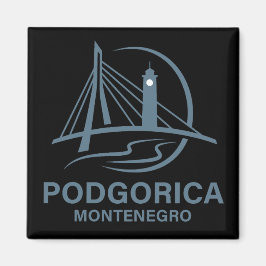 Podgorica Montenegro Europa Magneet