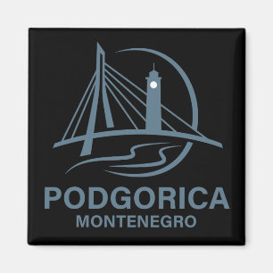 Podgorica Montenegro Europa Magneet
