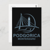 Podgorica Montenegro Europe Briefkaart (Voorkant / Achterkant)