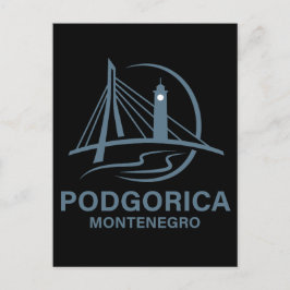 Podgorica Montenegro Europe Briefkaart