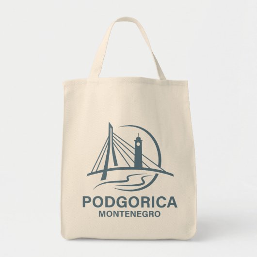 Podgorica Montenegro Europe Tote Bag (Voorkant)