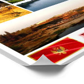 Podgorica - Montenegro - mozaïek - Poster (Hoek)