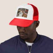 Podgy Scarlett Trucker Pet (In situ)