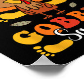 Podiatrie Gobble Squad Kalkoen Podoloog Grappig Da Poster (Hoek)