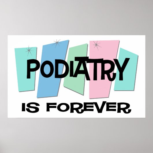 Podiatrie is voor altijd poster (Voorkant)