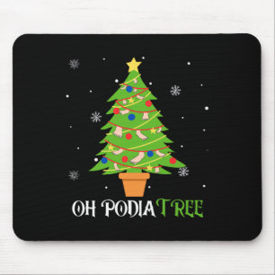 Podiatrie Kerstboom Podoloog Voet Medisch Is Muismat