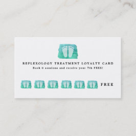 Podiatrie visitekaartje relexology loyalty card