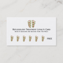 Podiatrie visitekaartje relexology loyalty card