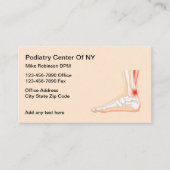 Podiatrist Afspraak Medische Visitekaartjes (Voorkant)