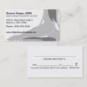 Podiatrist / Appointkaart Afsprakenkaartje (Voorkant / Achterkant)