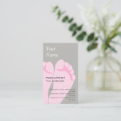 Podiatrist Chiropodist Appointment Visitekaartjes Afsprakenkaartje (Staand voorkant)