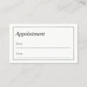 Podiatrist Chiropodist Appointment Visitekaartjes Afsprakenkaartje (Achterkant)